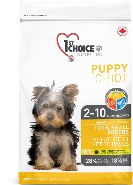 1st CHOICE Puppy Toy & Small Breeds корм для щенков миниатюрных и мелких пород с курицей