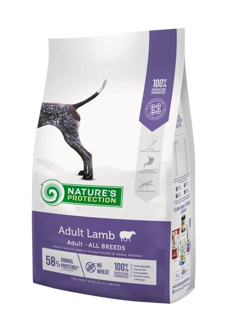 NATURE’S PROTECTION Adult Lamb полнорационное питание для взрослых собак всех пород