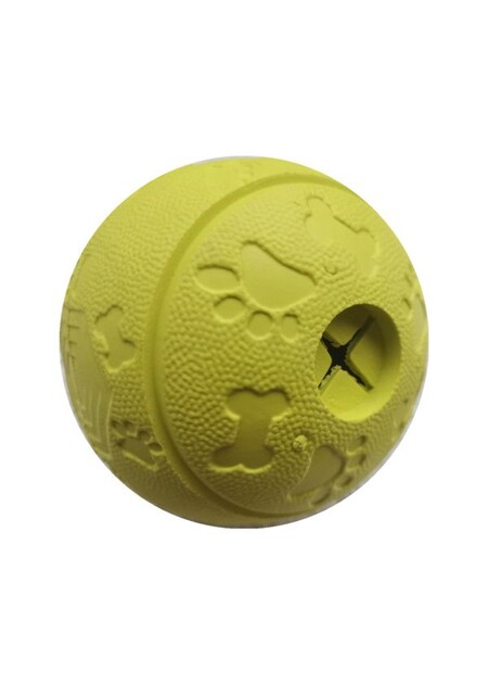 HOMEPET SNACK Ф 8 см игрушка для собак мяч с отверстиями для лакомств