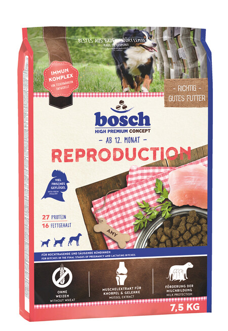 Bosch Reproduction 7,5 кг сух. для беременных и кормящих собак