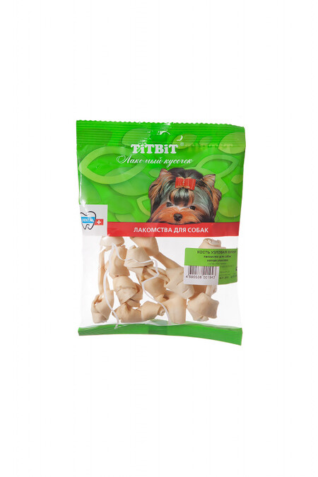 TITBIT 28г кость узловая для собак мини мягкая упаковка.