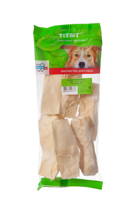 TITBIT 65г крекер говяжий для собак xl мягкая упаковка.