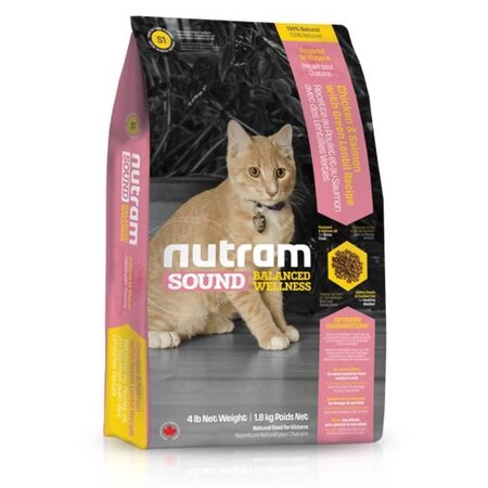 S1 NUTRAM SOUND HOLISTIC 1,13 кг корм холистик для котят с курицей и семгой