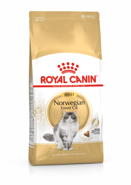 ROYAL CANIN NORWEGIAN ADULT корм для кошек породы норвежская лесная старше 12 месяцев
