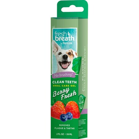 TropiClean Fresh Breath 59 мл гель для чистки зубов собак ягодный