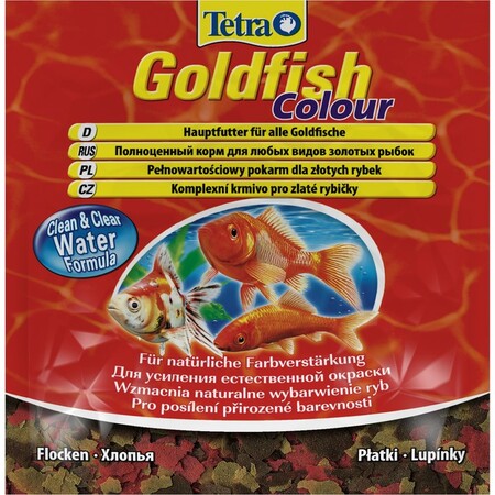 TETRA GOLDFISH COLOR 12 г корм для золотых рыбок в хлопьях для улучшения окраса.