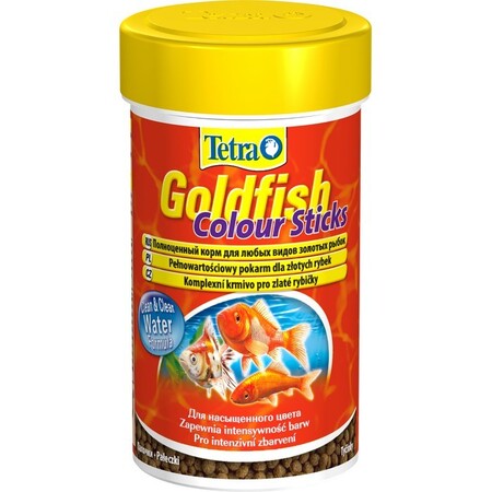 TETRA GOLDFISH COLOR STICKS 250 мл корм для золотых рыбок в палочках для улучшения окраса