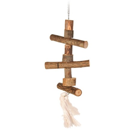 TRIXIE 40 см игрушка для попугая деревянная на цепочке