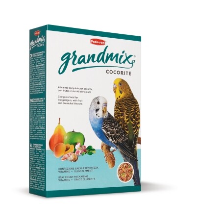 PADOVAN GRANDMIX cocorit корм для волнистых попугаев основной.