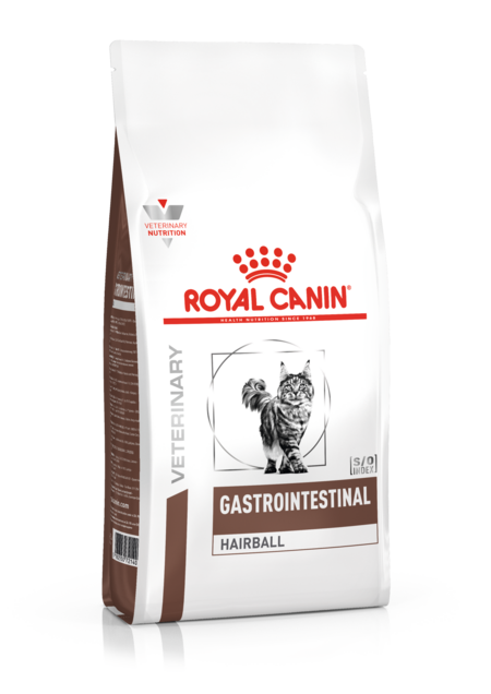 ROYAL CANIN VD GASTRO INTESTINAL HAIRBALL CONTROL сухой корм диета для кошек при нарушении пищеварения и для профилактики образования волосяных комочков в желудочно-кишечном тракте