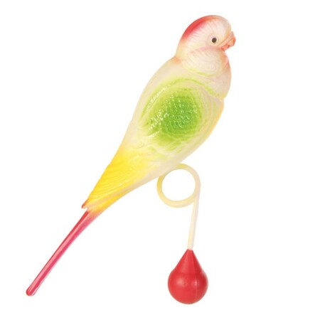 TRIXIE 13 см попугай для птиц пластиковый.