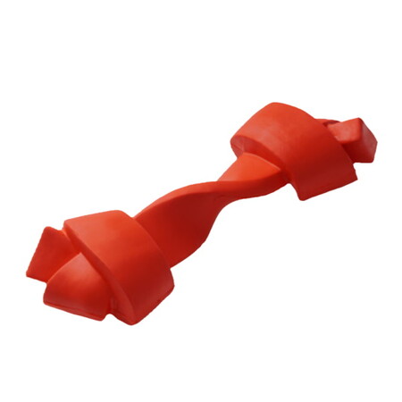 HOMEPET SILVER SERIES 12,6 см х 5,3 см х 3,5 см игрушка для собак косточка для чистки зубов красная каучук