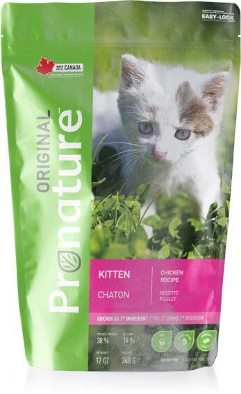 PRONATURE ОRIGINAL KITTEN корм для котят с курицей