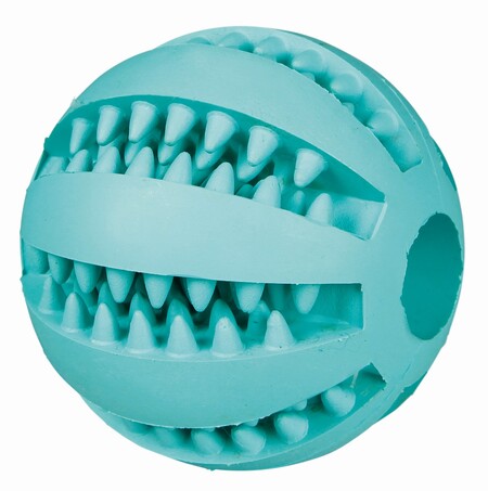 TRIXIE Denta Fun 5 см игрушка для собак мяч для бейсбола резина зеленый