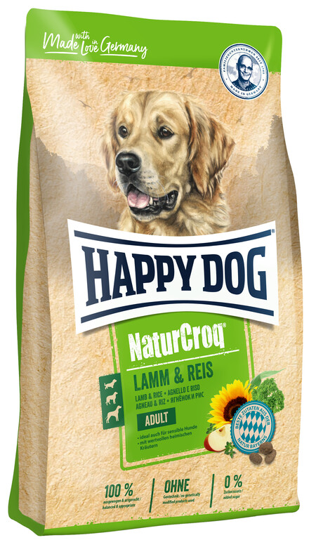 HAPPY DOG NaturCroq Lamm&Reis сухой корм для собак ягненок рис