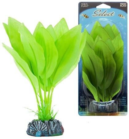 PENN-PLAX AMAZON SWORD 12 см растение для аквариума из шелка зеленое