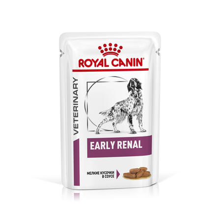 ROYAL CANIN EARLY RENAL CANINE 100 г пауч соус ветеринарная диета для взрослых собак при ранней стадии почечной недостаточности