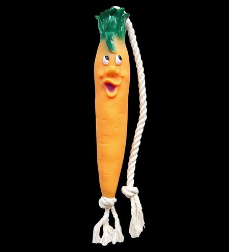 ЗООНИК игрушка морковь на веревке