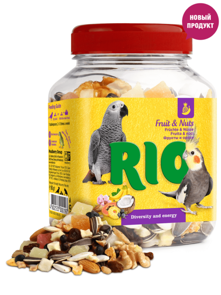 RIO Fruit nuts 160 г лакомство смесь фрукты и орехи