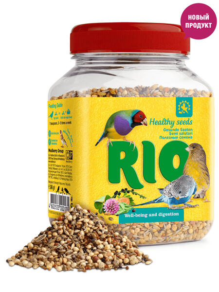 RIO Healthy seeds 240 г лакомство полезные семена