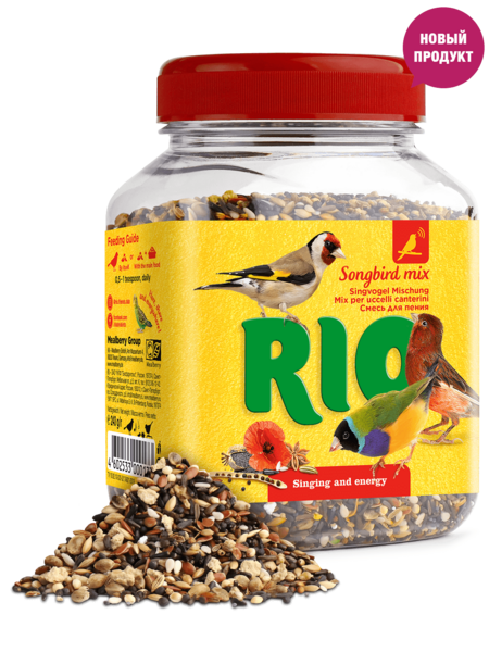 RIO Songbird mix 240 г лакомство смесь для стимулирования пения