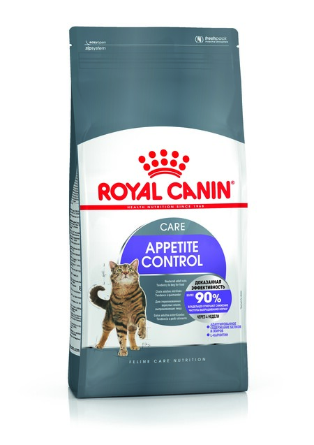 ROYAL CANIN APPETITE CONTROL CARE 400 г сухой корм для взрослых кошек предрасположенных к набору лишнего веса