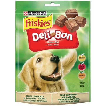 Friskies Delibon 130 г лакомства для собак говядина 1х6