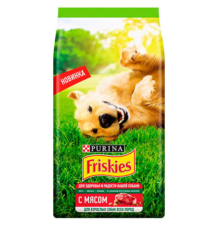 Friskies корм для взрослых собак, Мясо