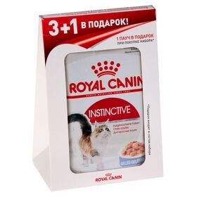ПРОМО ROYAL CANIN INSTINCTIVE 3 + 1 85 г пауч желе влажный корм для кошек старше 1-го года