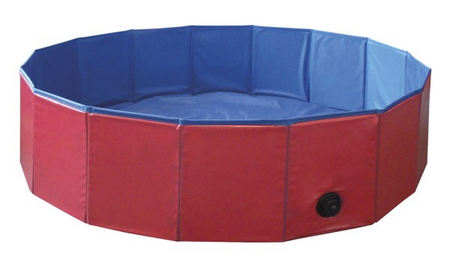 NOBBY COOLING-POOL 120 см х 30 см бассейн для собак пластиковый, красно-голубой