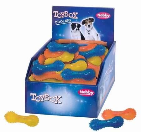 NOBBY 10 см ГАНТЕЛЬ игрушка для собак охлаждающая