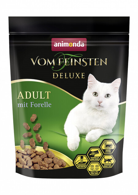 ANIMONDA VOM FEINSTEN DELUXE ADULT 250 г сухой корм для взрослых кошек с форелью