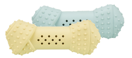 TRIXIE Junior 10 см игрушка косточка с охлаждающим эффектом резиновая