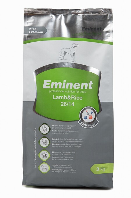 EMINENT Lamb&Rice 26/14 3 кг сухой корм для собак всех пород с ягненком и рисом