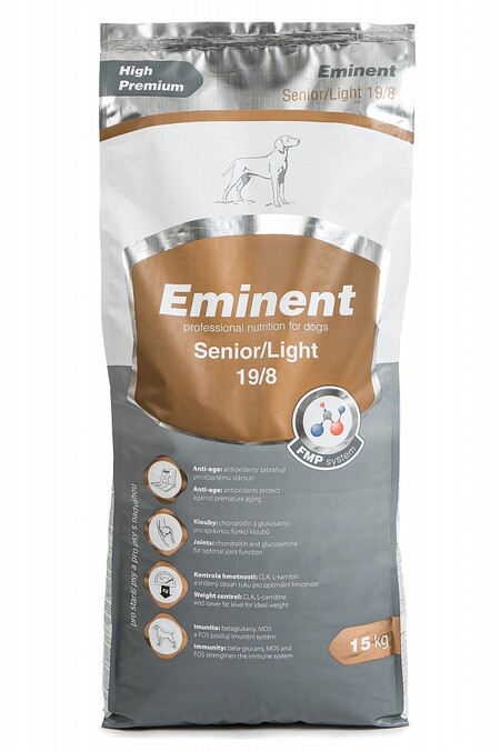 EMINENT Senior/Light 19/8 15 кг сухой корм для пожилых собак и собак с повышенным весом