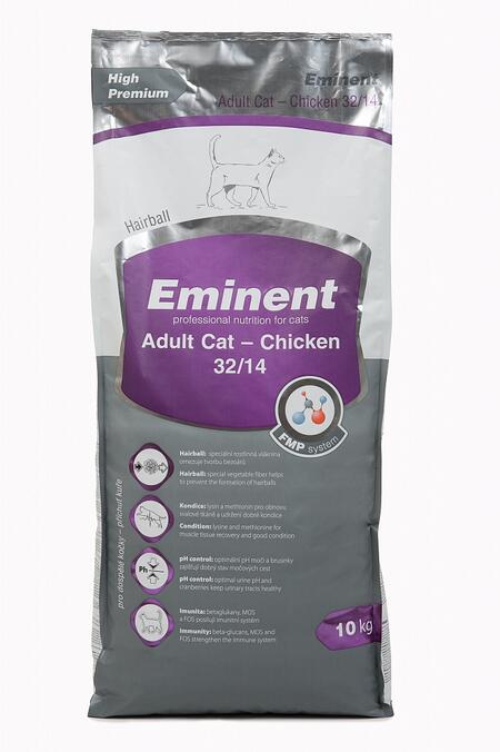 EMINENT Cat Adult-Chicken 32/14 10 кг сухой корм для кошек