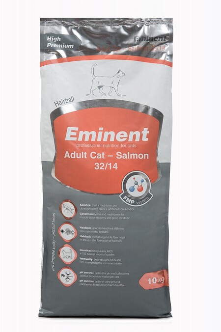 EMINENT Cat Adult-Salmon 32/14 10 кг сухой корм для кошек с лососем