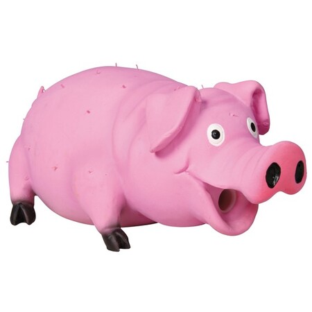 TRIXIE 21 см игрушка свинья со щетиной латексная