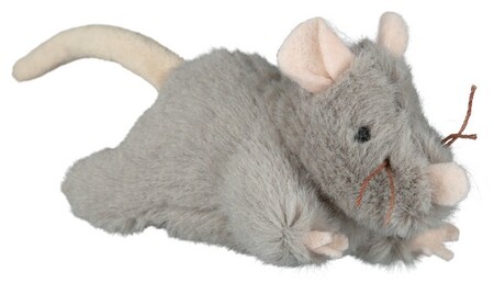 TRIXIE 15 см игрушка мышь с микрочипом плюшевая