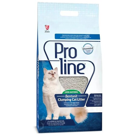 Proline 5 л комкующийся бентонитовый наполнитель для кошачьего туалета гипоаллергенный без запаха
