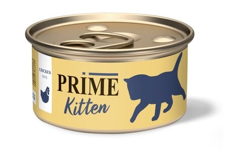 PRIME Kitten 75 г консервы для котят паштет курица