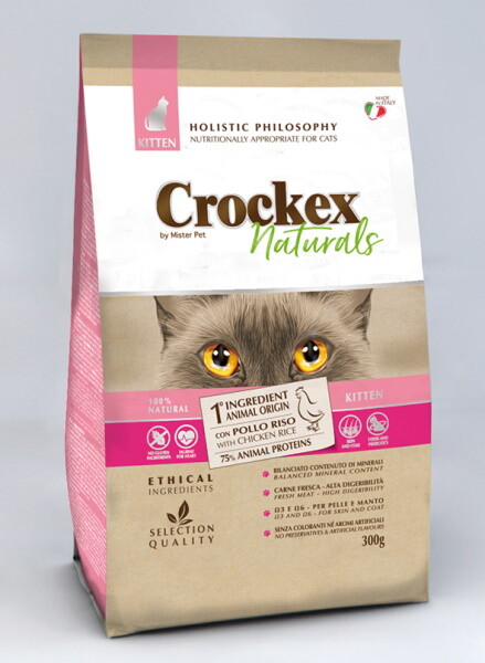 CROCKEX Wellness 300 г сухой корм для котят курица с рисом