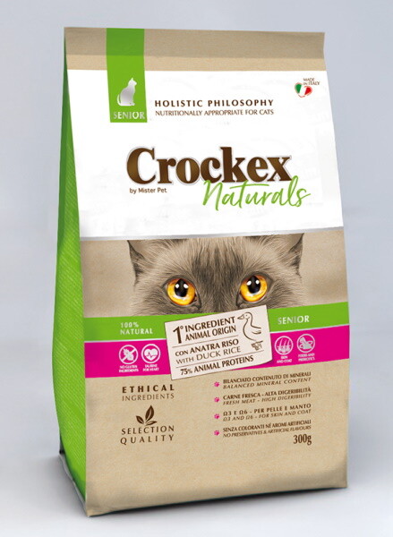 CROCKEX Wellness ADULT 300 г сухой корм для взрослых кошек утка с рисом