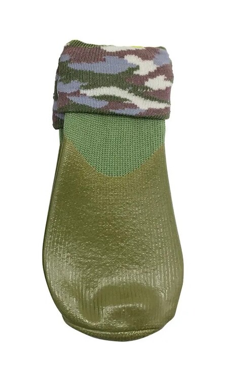 БАРБОСКИ № 0 носки для собак высокое латексное покрытие цвет зеленый