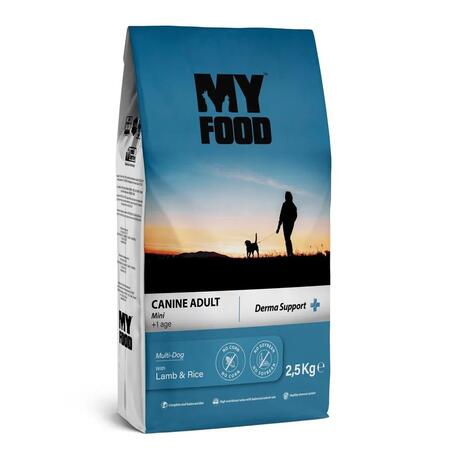 Myfood Canine Adult Mini Multi-Dog with Lamb & Rice 2,5 кг сухой корм для собак с ягненком и рисом