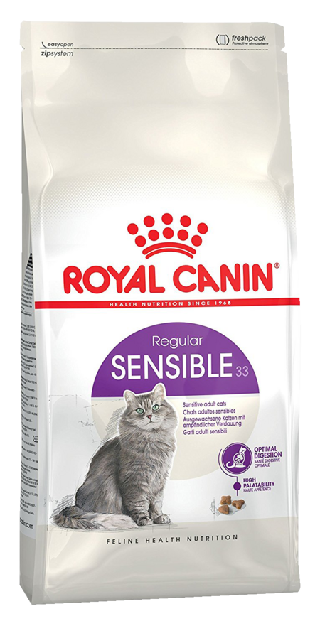 Уценка срок годности 09.06.2023 ROYAL CANIN SENSIBLE 33 15 кг корм для кошек с чувствительной пищеварительной системой в возрасте с 1 года до 7 лет