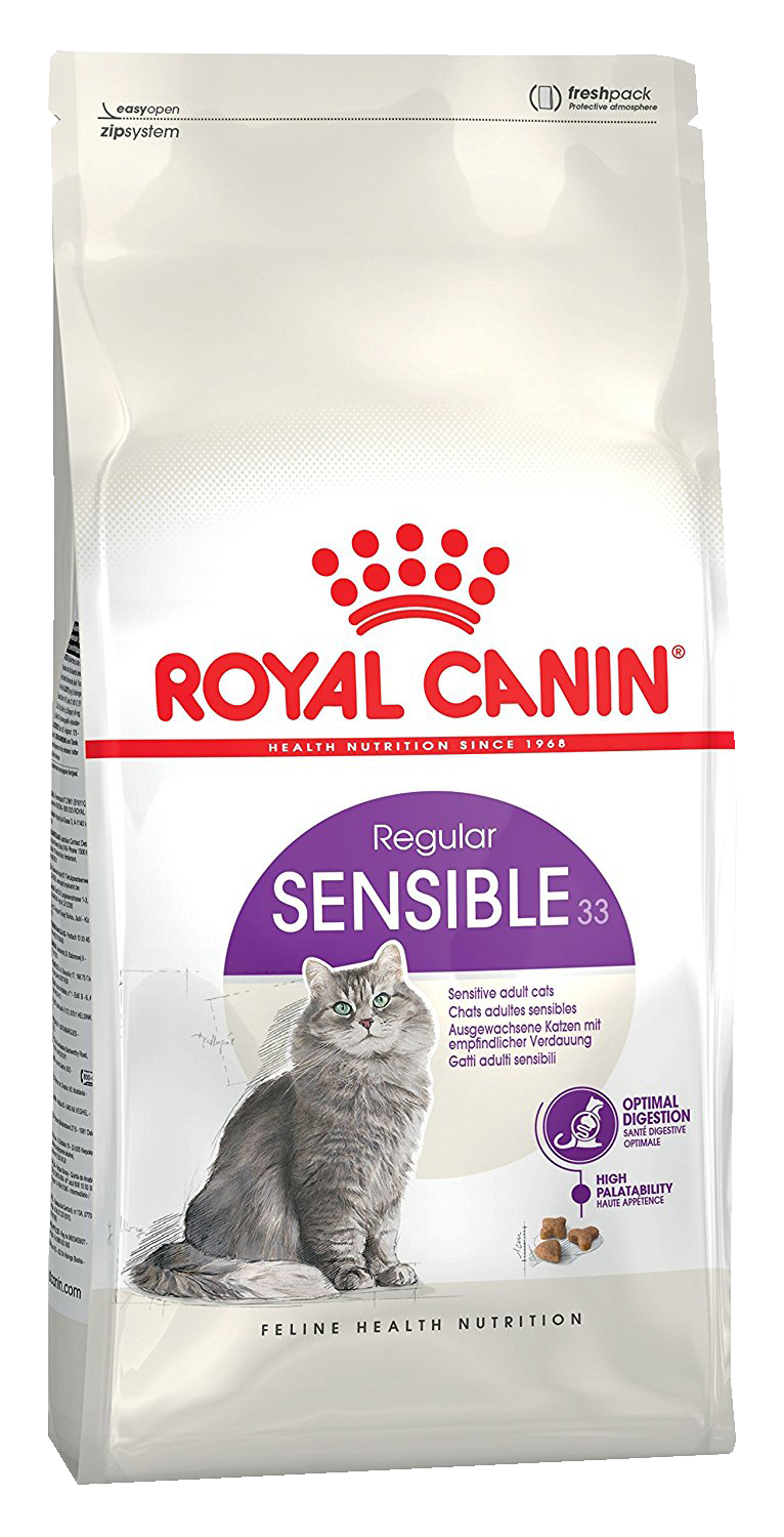 Уценка срок годности 09.06.2023 ROYAL CANIN SENSIBLE 33 15 кг корм для кошек с чувствительной пищеварительной системой в возрасте с 1 года до 7 лет