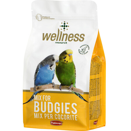 PADOVAN Wellness mix for budgies 1 кг полнорационный корм для волнистых попугаев