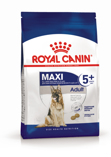 Уценка срок годности 07.08.2023 ROYAL CANIN MAXI ADULT 5+ корм для собак с 5 до 8 лет