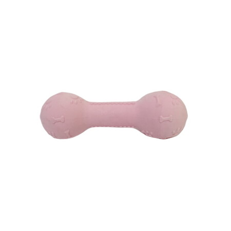 HOMEPET Foam TPR Puppy 12 см игрушка для собак гантель розовая